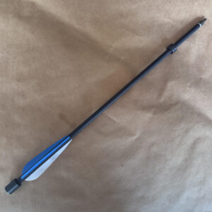Flechas de Fibra de Carbono com ponta de Treinamento 44 cm