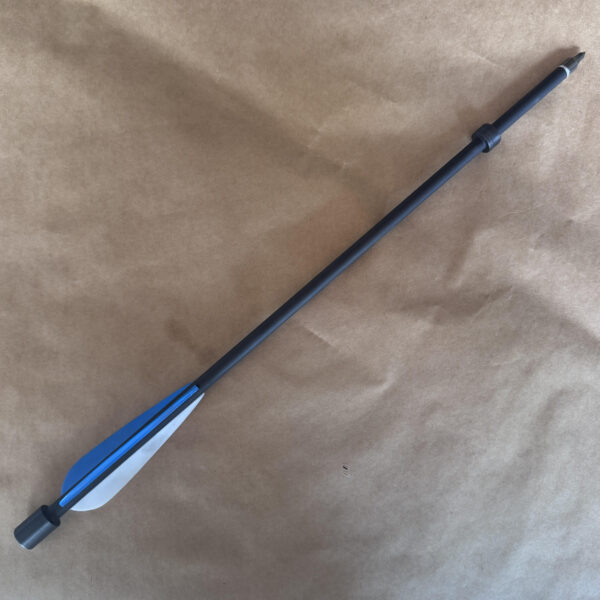 Flechas de Fibra de Carbono com ponta de Treinamento 44 cm